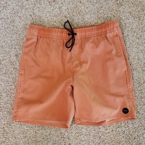 RVCA Men's Orange Board Shorts